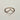 14K RG V-SHAPED DIAMOND RING