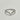 14K WG V-SHAPED RING WITH CENTER STONE