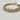 14k YG & DIA circle clusters ring