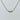 14K Yellow Gold mini trio diamond necklace