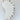 14K Yellow gold diamond huggie with 4 stone graduated Ruby drop