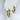 14K Yellow Gold Hollow Hoop Earring: 7/8"